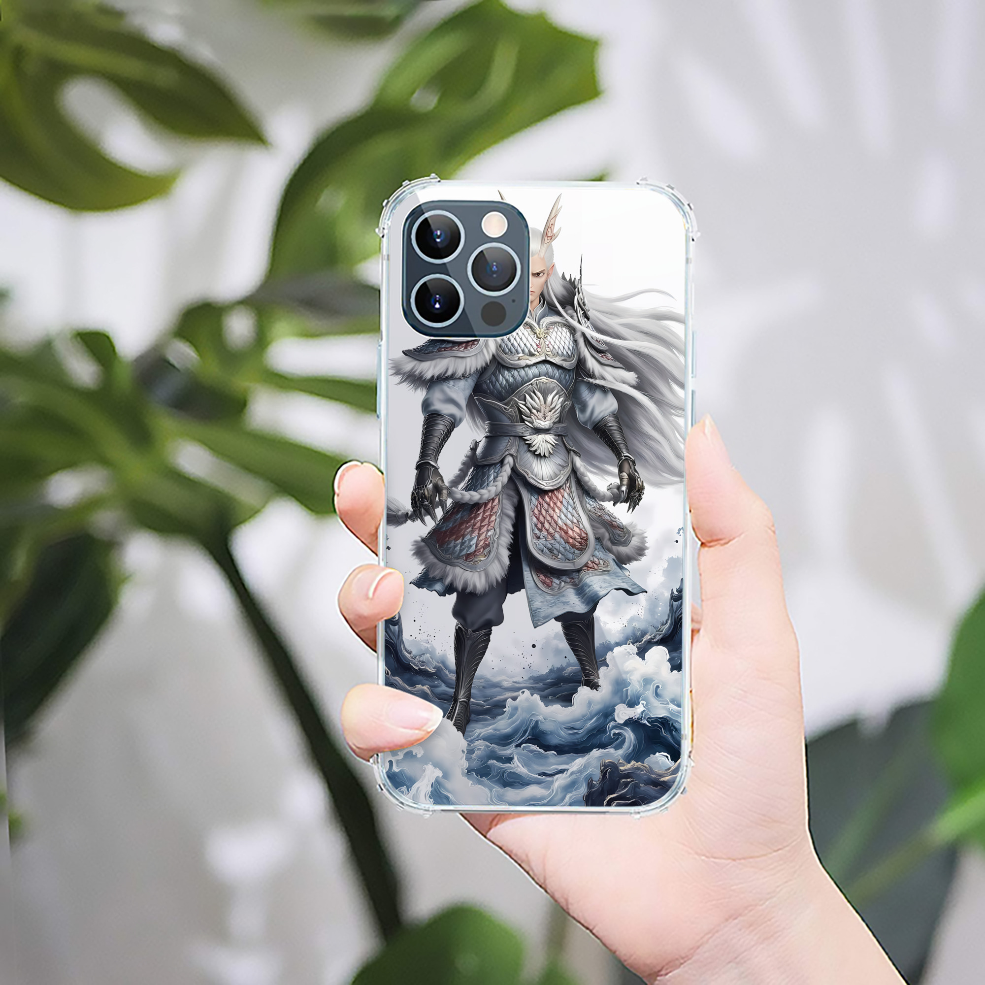 （画像用） Ne Zha 2 ナタ 魔童の大暴れ 【iPhone 12シリーズ対応】透明スマホケース（クリアソフトケース）